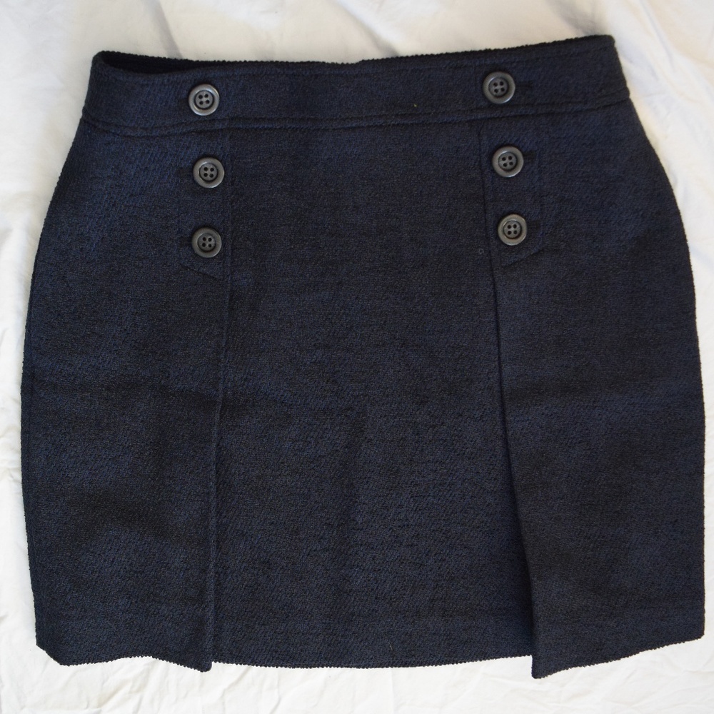 Ann Taylor Navy Skirt 8P